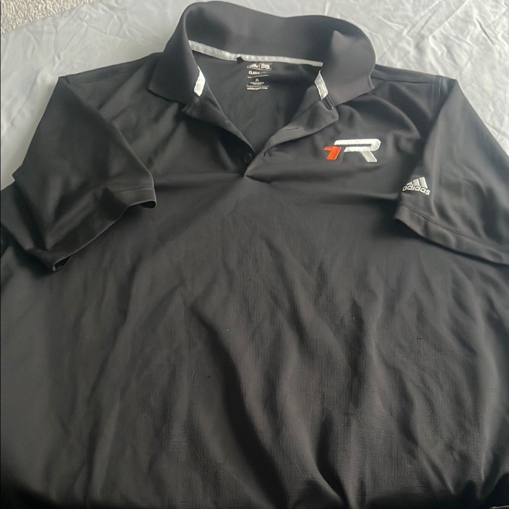 Adidas Black Performance Polo Shirt Taylormade R1 XL
